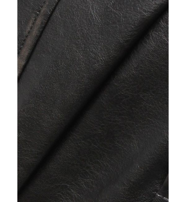 GYDA「フェイクレザーレイヤーショートパンツ」|その他|