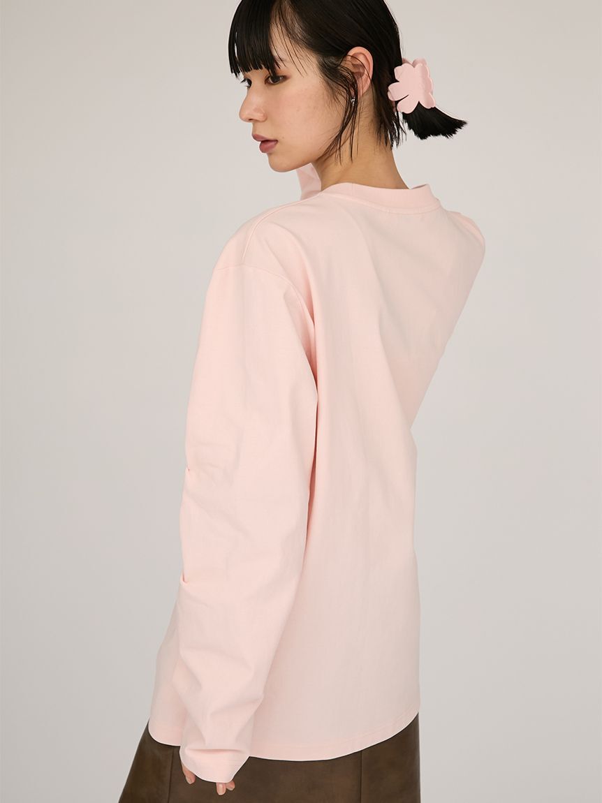 emmi「【emmi|Marimekko】Kioski Biitti Unikko Placement Jersey Top」|Tシャツ・カットソー|