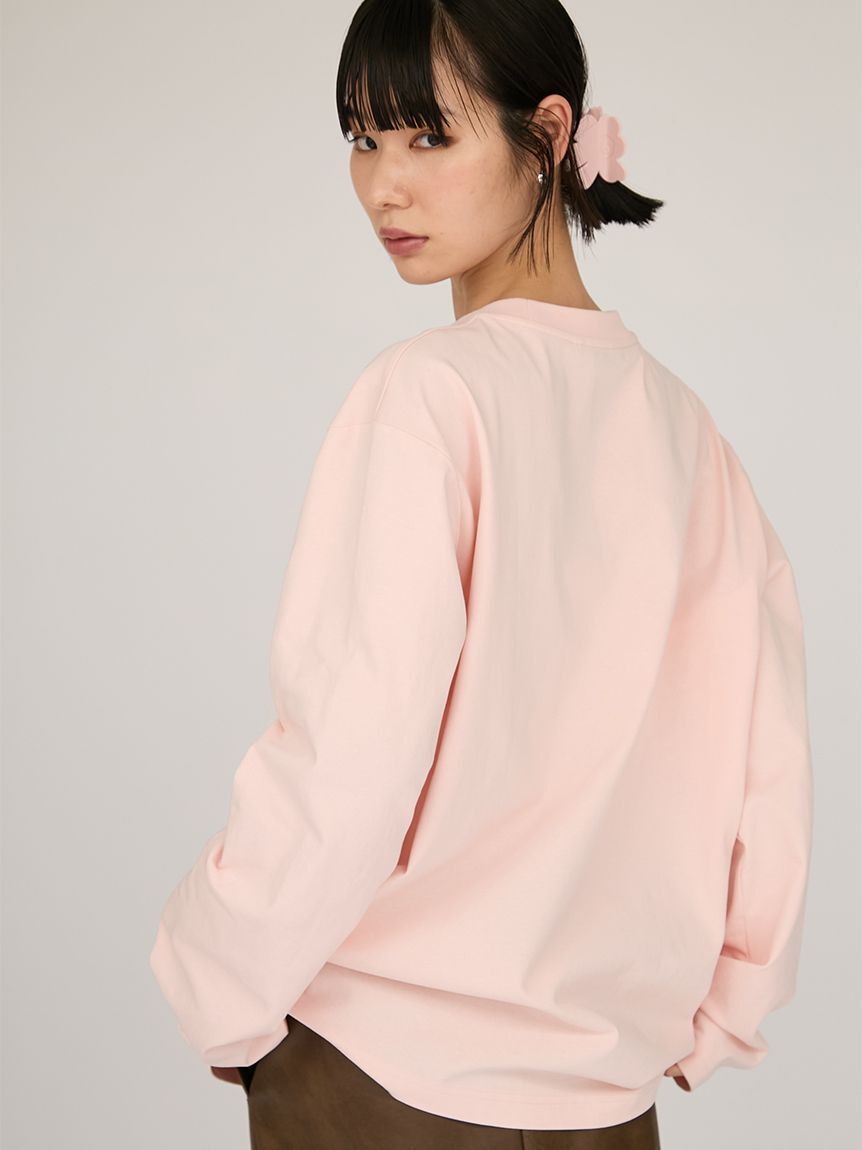 emmi「【emmi|Marimekko】Kioski Biitti Unikko Placement Jersey Top」|Tシャツ・カットソー|