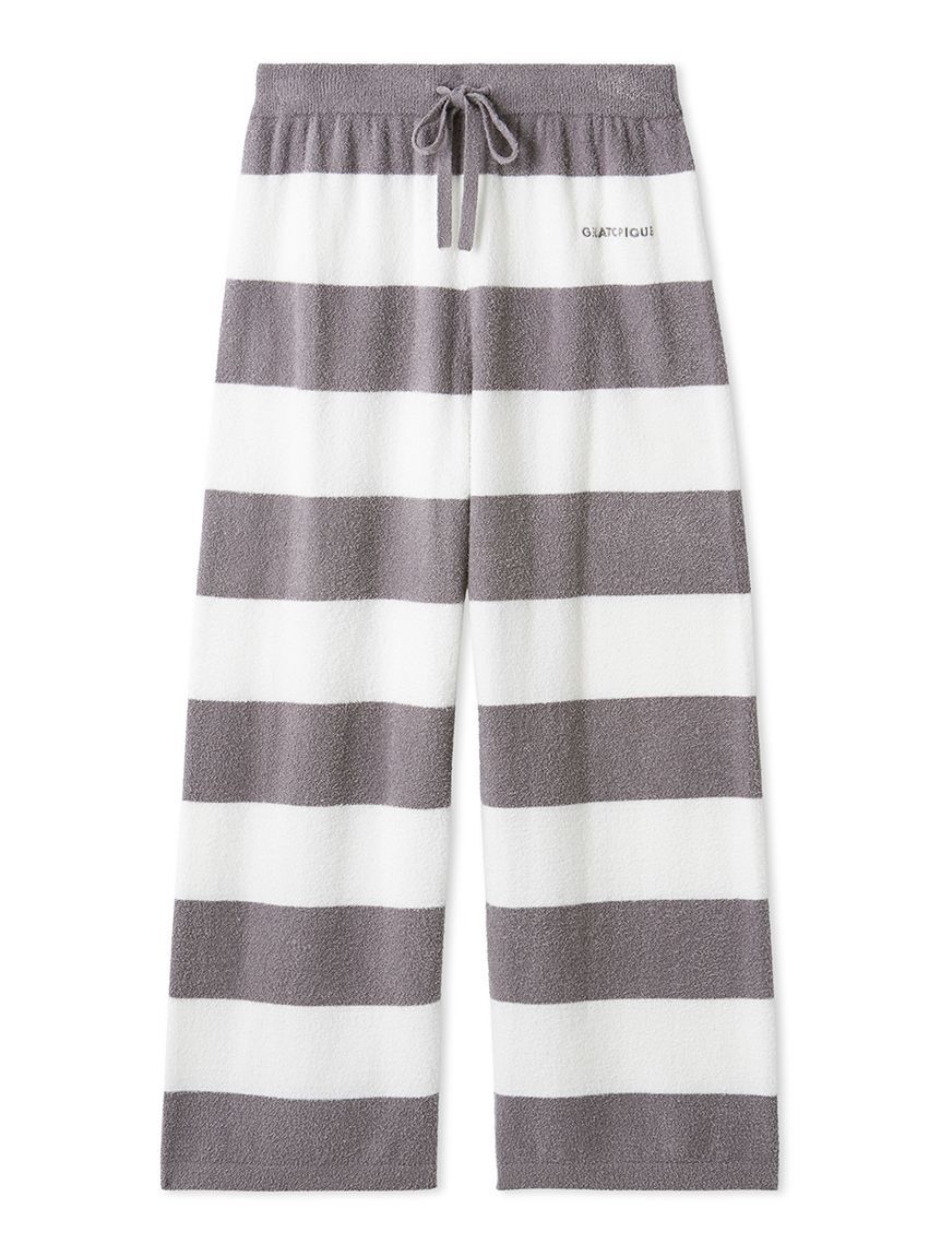 gelato pique「スムーズィー2ボーダーロングパンツ」|ルームウェア|