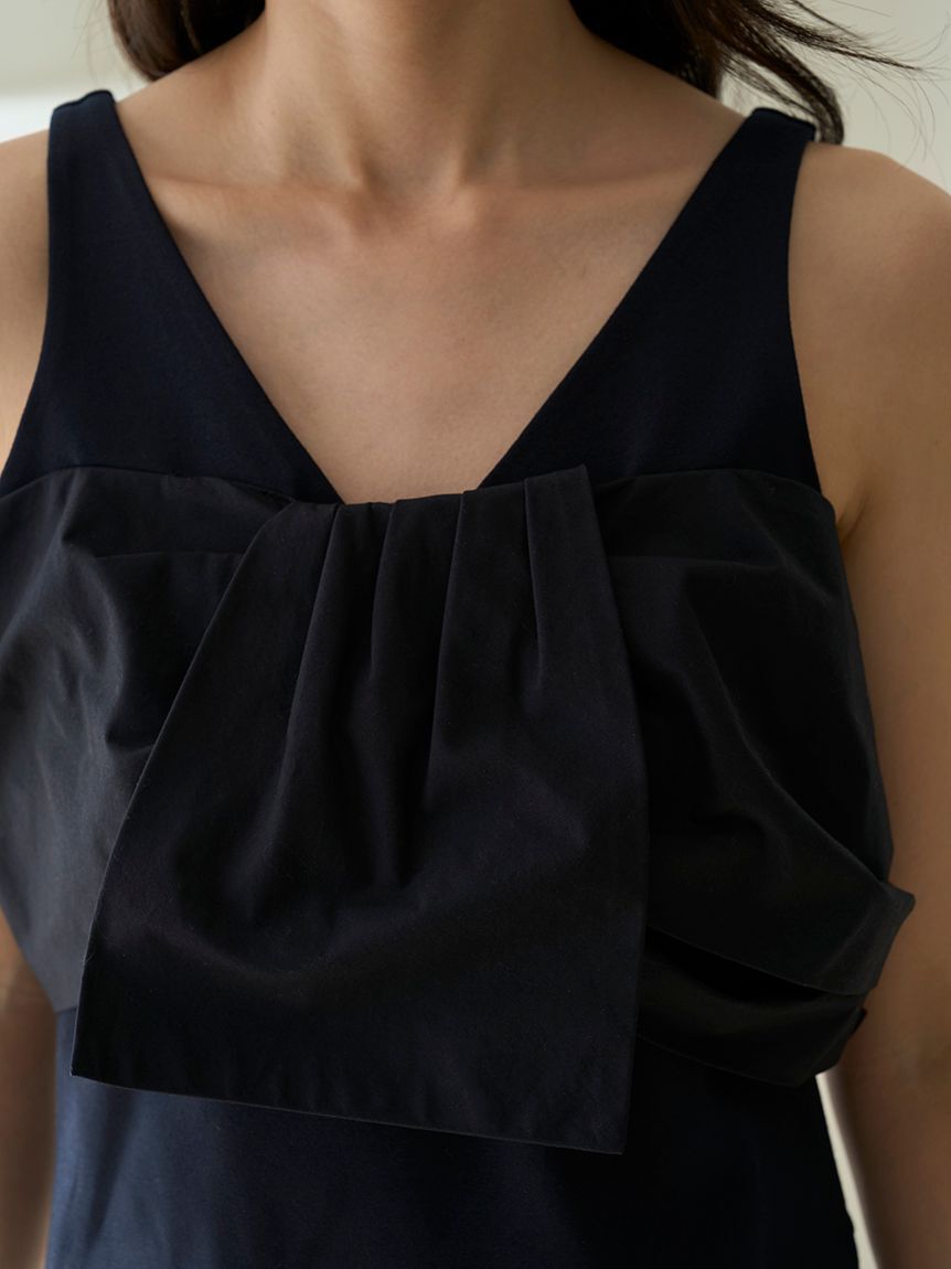 SNIDEL「リボンディテールカットプルオーバー」|Tシャツ・カットソー|