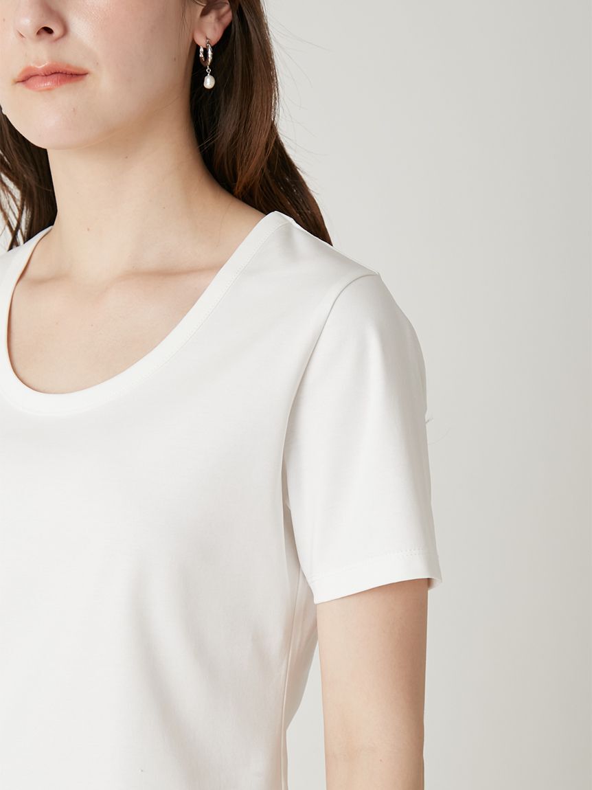 FRAY I.D「ラウンドネックTシャツ／接触冷感」|Tシャツ・カットソー|