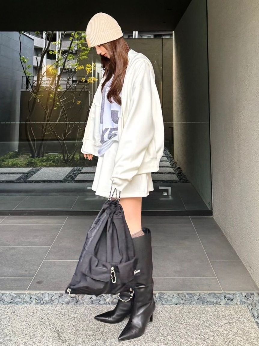 FRAY I.D「ダンボールジップアップパーカー」|パーカー|