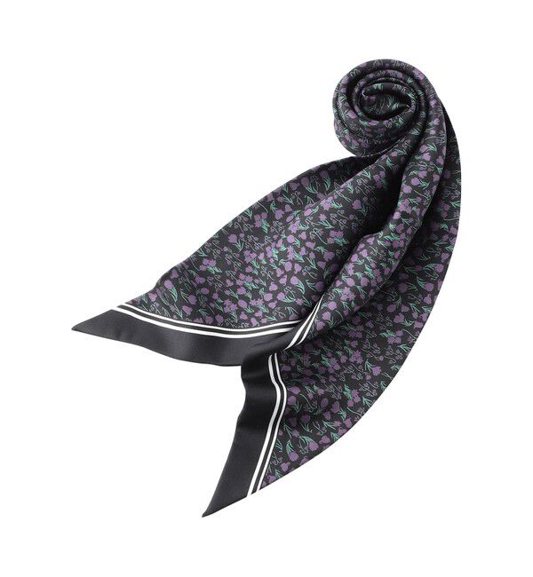 MACKINTOSH PHILOSOPHY「Snowblue Garden トライアングルスカーフ」|バンダナ・スカーフ|