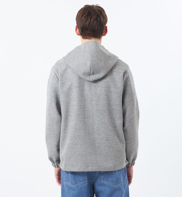 MACKINTOSH PHILOSOPHY「テーラードジャージー フーデッドパーカー 杢カラミストレッチ」|ブルゾン・スタジャン|