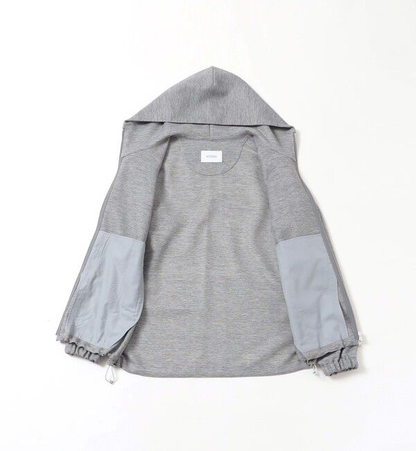 MACKINTOSH PHILOSOPHY「テーラードジャージー フーデッドパーカー 杢カラミストレッチ」|ブルゾン・スタジャン|