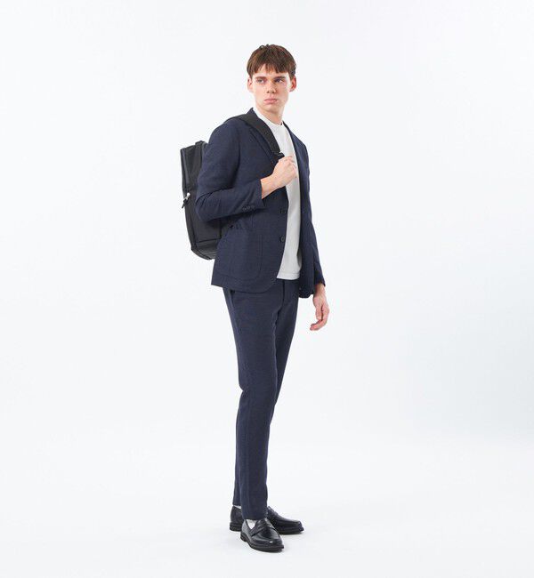 MACKINTOSH PHILOSOPHY「テーラードジャージーパンツ 杢カラミストレッチ」|スラックス|