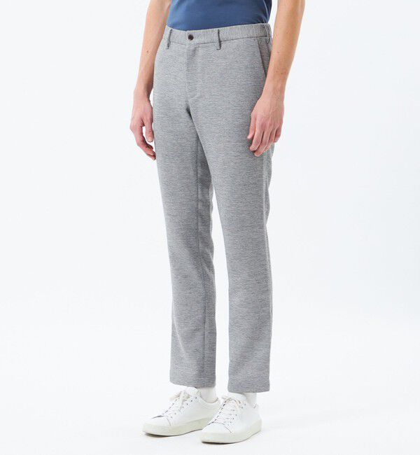 MACKINTOSH PHILOSOPHY「テーラードジャージーパンツ 杢カラミストレッチ」|スラックス|