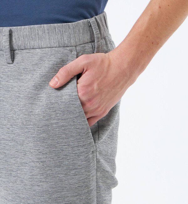 MACKINTOSH PHILOSOPHY「テーラードジャージーパンツ 杢カラミストレッチ」|スラックス|