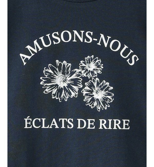 ikka kids「裾布帛フリル7分袖Tトレ（120~160cm）」|Tシャツ・カットソー|