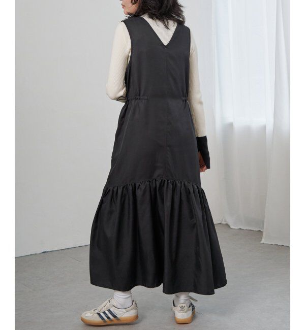 VENCE share style「ツイル切替ジャンスカ」|スカート|