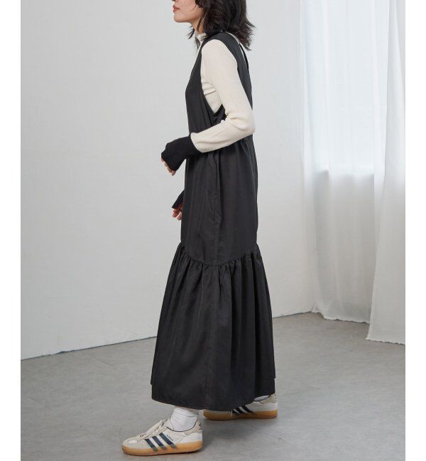 VENCE share style「ツイル切替ジャンスカ」|スカート|