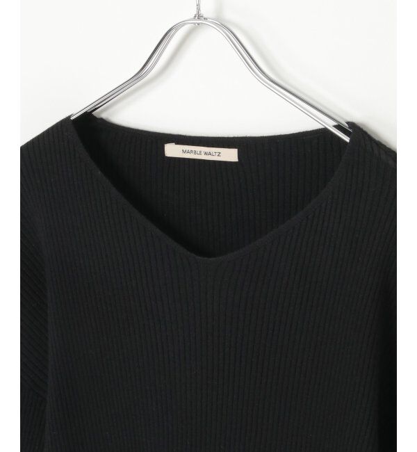 VENCE share style「12GリブVネックプルオーバー」|タンクトップ|