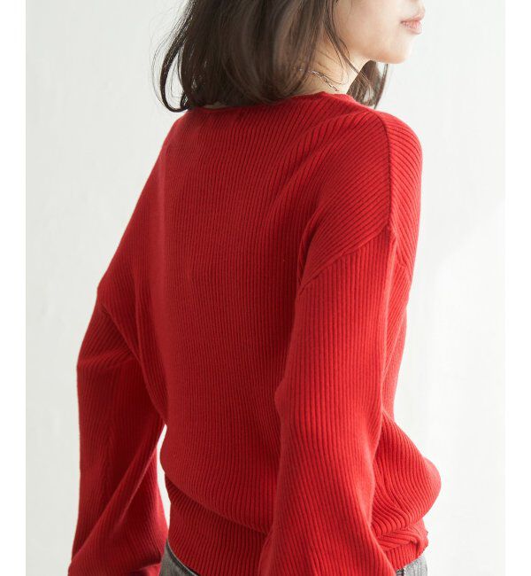 VENCE share style「12GリブVネックプルオーバー」|タンクトップ|