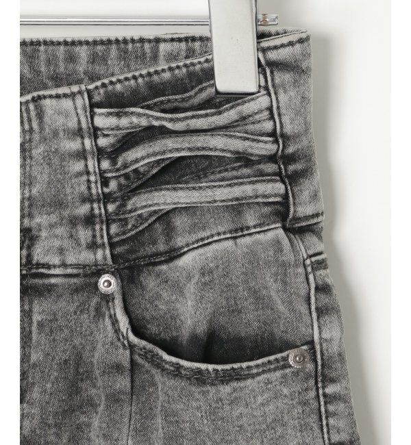 VENCE share style「ハイウエストセンタースリットデニム」|デニム|