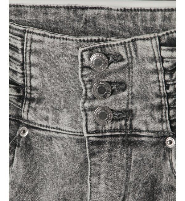 VENCE share style「ハイウエストセンタースリットデニム」|デニム|