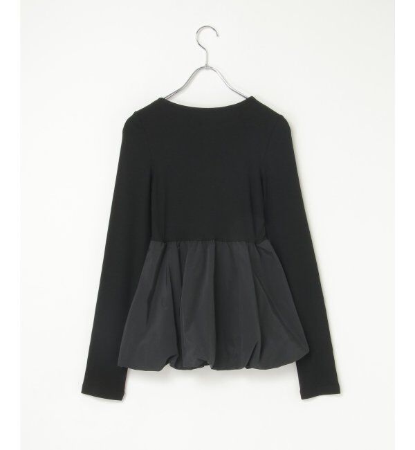 VENCE share style「異素材コンビバルーンチュニック」|ニット・セーター|