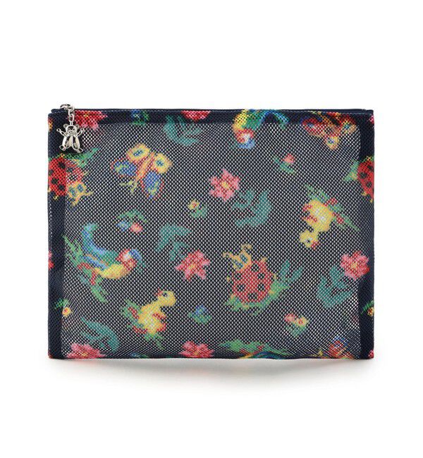 FEILER「ハイジ　メッシュポーチ　HEMP-231378」|ポーチ|ネイビー