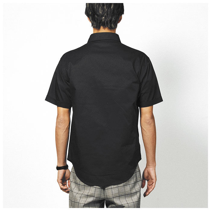 BACKYARD FAMILY「ユナイテッドアスレ ワークシャツ 通販 半袖 アメカジ シャツ メンズ おしゃれ 作業着 シンプル」|シャツ・ブラウス|