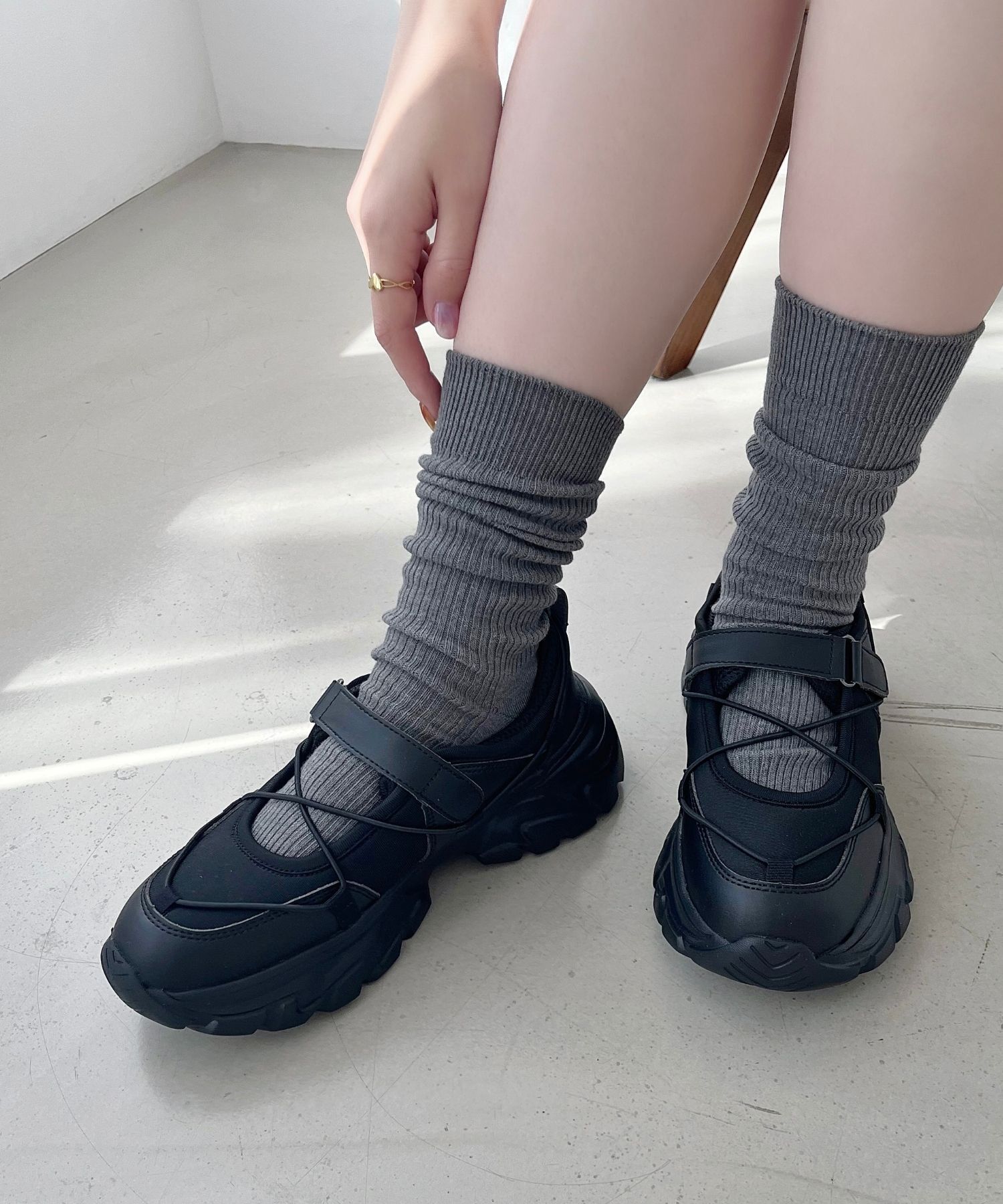 ORiental TRaffic「●人気アイテム●チューブストラップデザインベルト スニーカー /OT3751」|スニーカー|