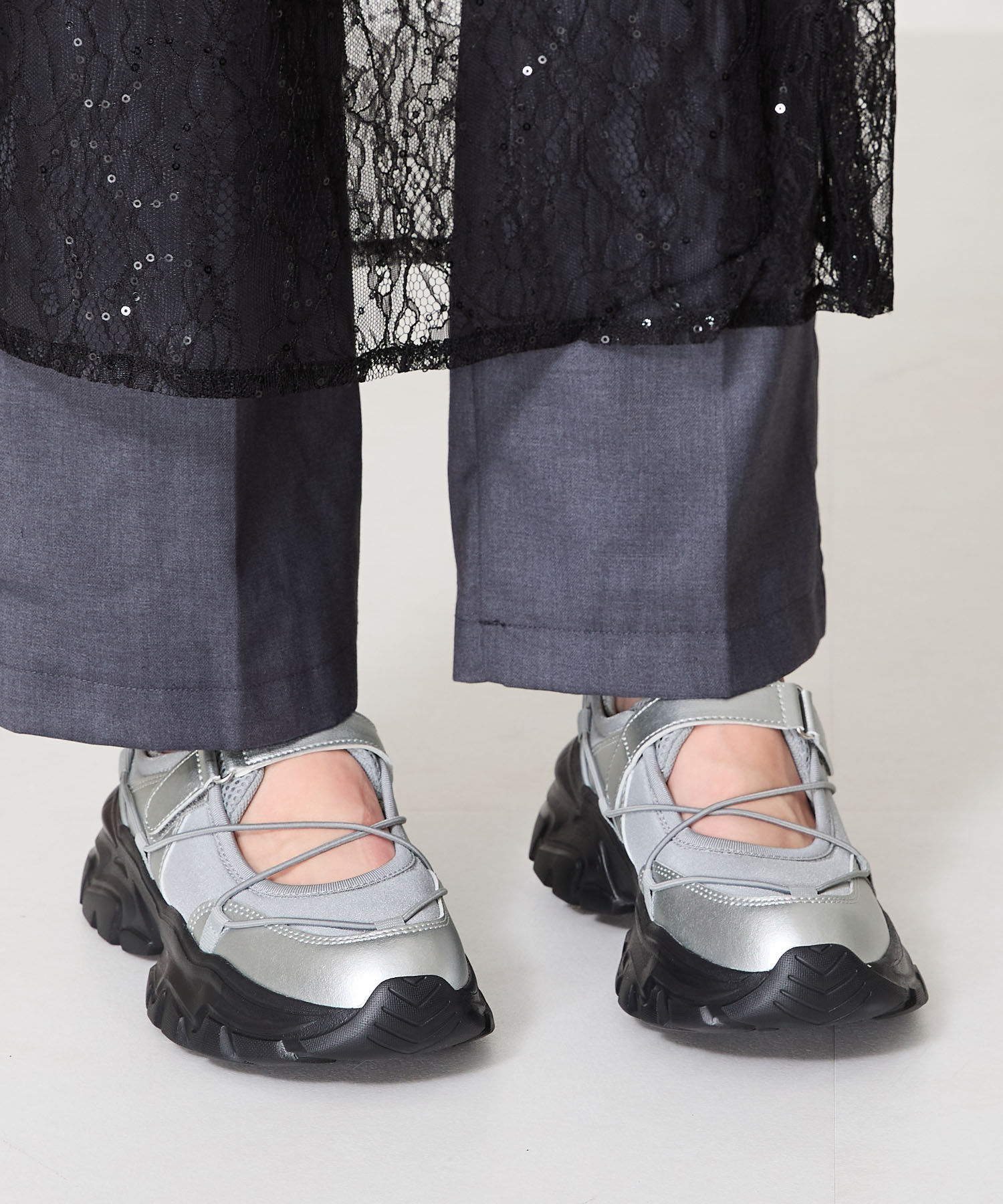 ORiental TRaffic「●人気アイテム●チューブストラップデザインベルト スニーカー /OT3751」|スニーカー|