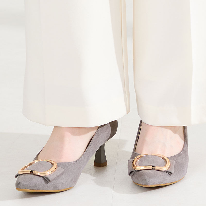 ORiental TRaffic「●2026春夏新作●変形リボンモチーフヒールパンプス/61117」|パンプス|