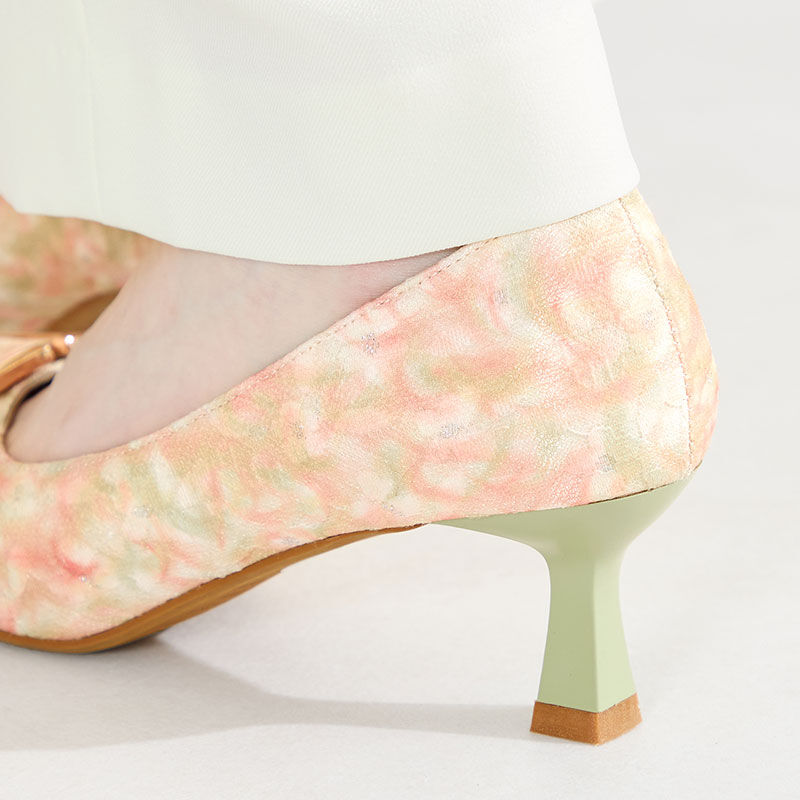 ORiental TRaffic「●2026春夏新作●変形リボンモチーフヒールパンプス/61117」|パンプス|