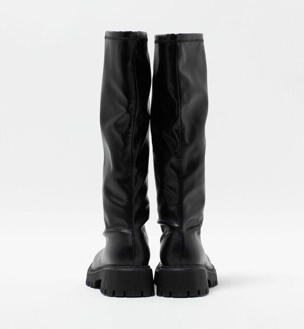 UNITED ARROWS「ストレッチ レイン ロングブーツ」|ロングブーツ|