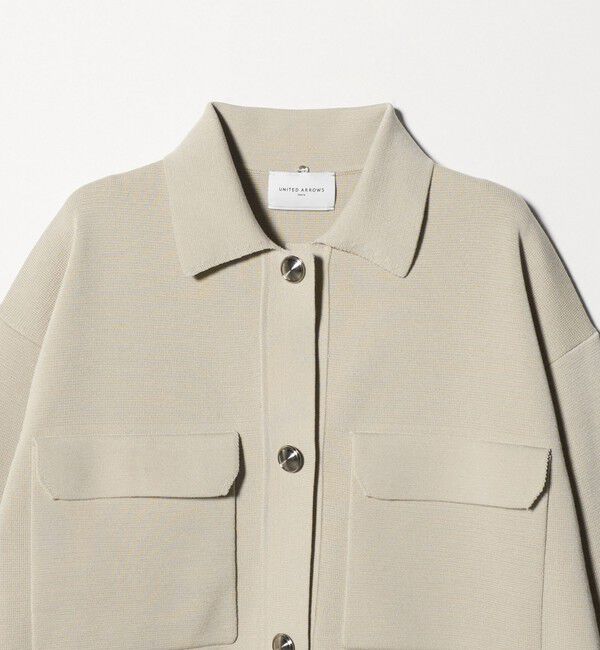 UNITED ARROWS「2WAY ミラノリブ ニット ジャケット ‐ウォッシャブル‐」|カーディガン|