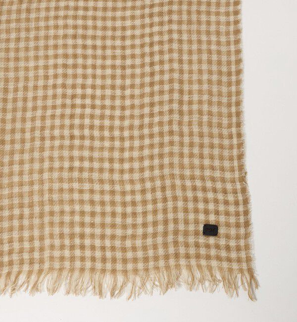 UNITED ARROWS「【一部別注】＜MARIANI＞LIN ギンガムチェック ストール」|ストール|
