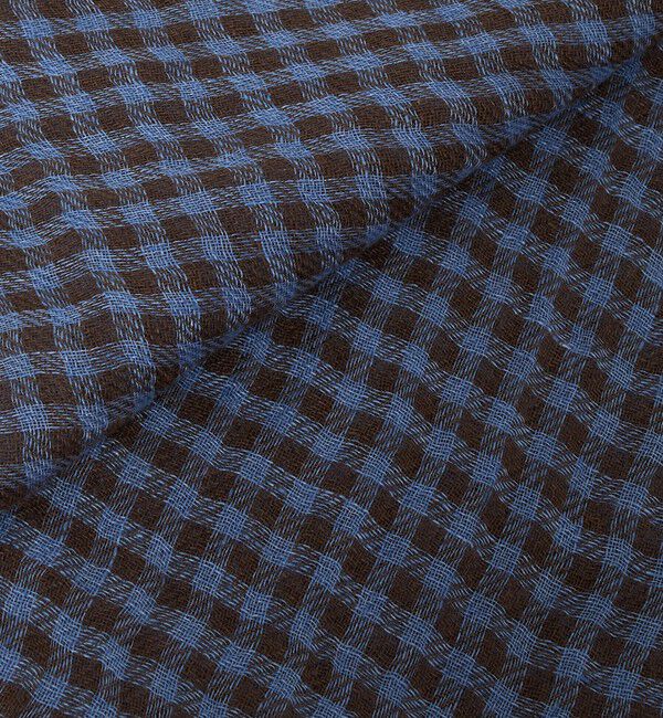 UNITED ARROWS「【一部別注】＜MARIANI＞LIN ギンガムチェック ストール」|ストール|