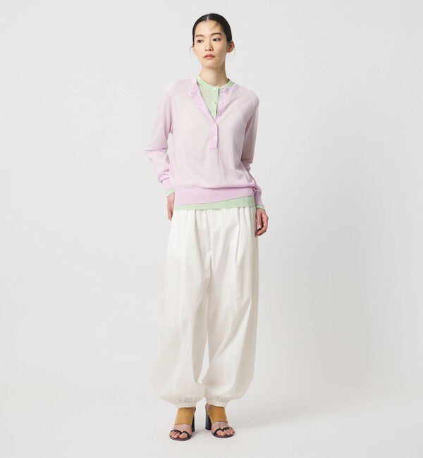 AEWEN MATOPH「＜AEWEN MATOPH＞パネルギャザーバルーンパンツ ‐ ウォッシャブル ‐」|チノ|