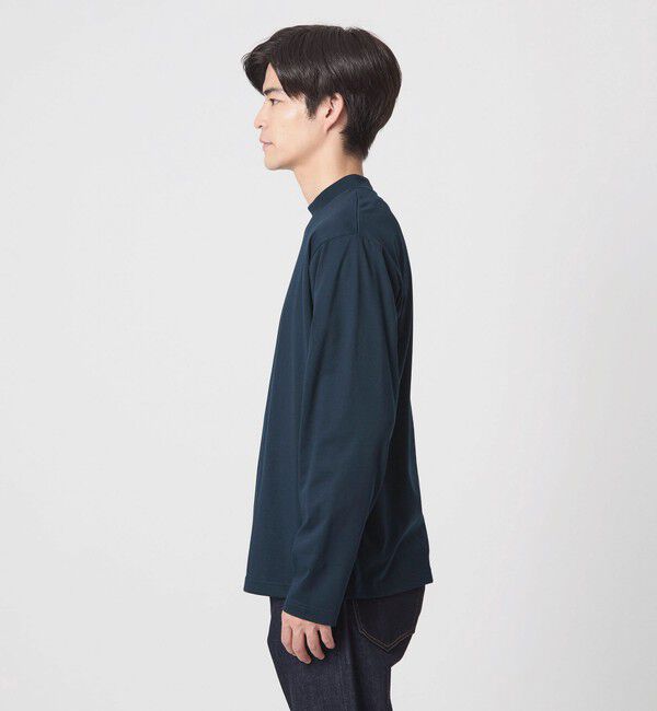 UNITED ARROWS green label relaxing「【WEB限定】JUST fit デイリーモック 長袖 Tシャツ -吸水速乾・抗菌-」|Tシャツ・カットソー|
