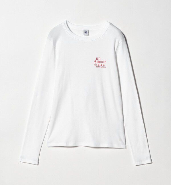 UNITED ARROWS green label relaxing「【別注】＜PETIT BATEAU＞ロングスリーブ プリント Tシャツ」|Tシャツ・カットソー|