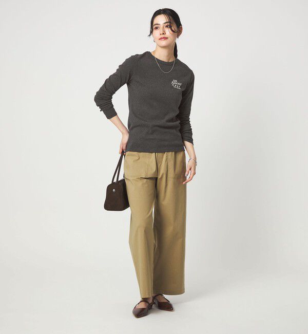 UNITED ARROWS green label relaxing「【別注】＜PETIT BATEAU＞ロングスリーブ プリント Tシャツ」|Tシャツ・カットソー|