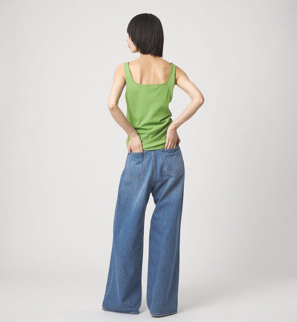 EMMEL REFINES「＜EMMEL REFINES＞EM ハイウエスト ワイド デニム」|チノ|