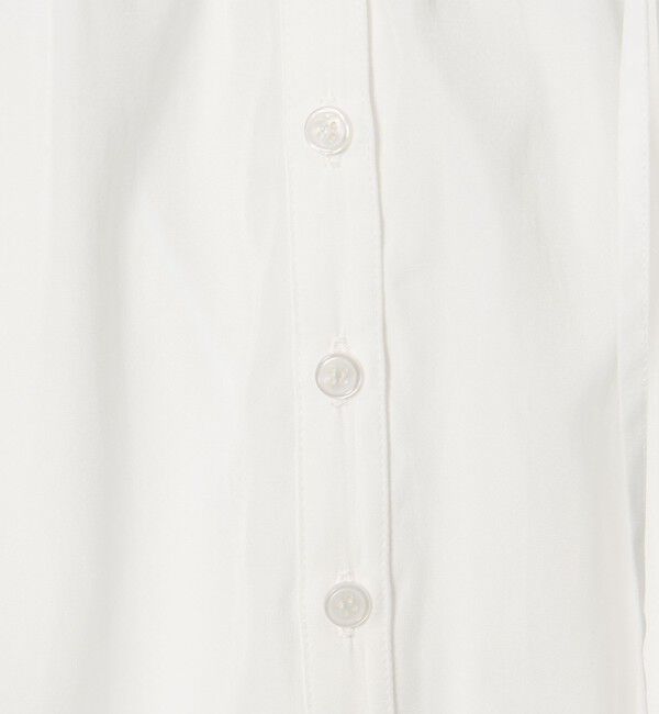 EMMEL REFINES「＜EMMEL REFINES＞EM フリルギャザー スキッパー ブラウス」|シャツ・ブラウス|