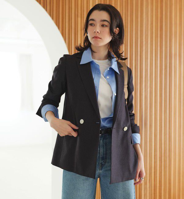 UNITED ARROWS green label relaxing「［size SHORTあり］リネンライク 2B ジャケット」|テーラードジャケット|