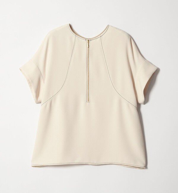 EMMEL REFINES「＜EMMEL REFINES＞EM 2WAY ジップ ブラウス」|シャツ・ブラウス|OFF WHITE