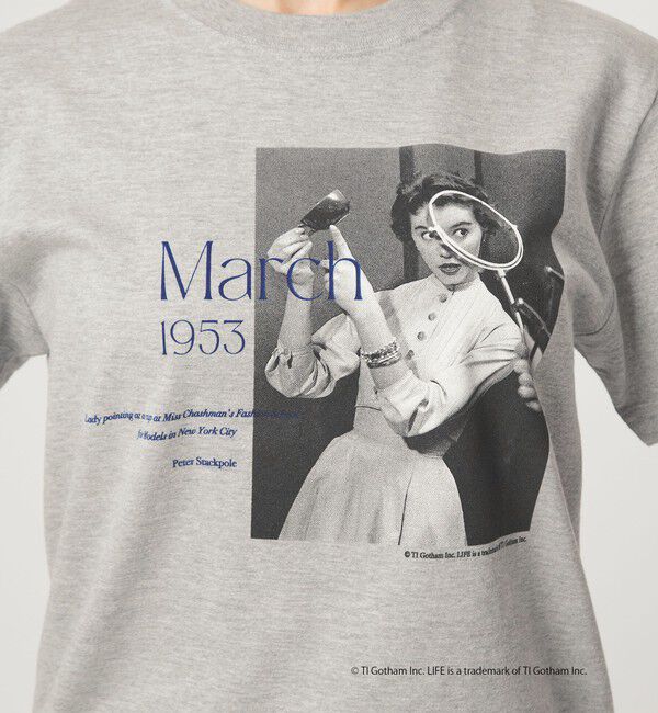 UNITED ARROWS green label relaxing「【別注】＜GOOD ROCK SPEED＞LIFE PC ショートスリーブTシャツ ミディアムグレー」|Tシャツ・カットソー|