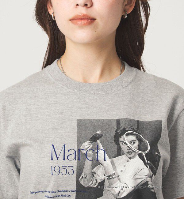 UNITED ARROWS green label relaxing「【別注】＜GOOD ROCK SPEED＞LIFE PC ショートスリーブTシャツ ミディアムグレー」|Tシャツ・カットソー|