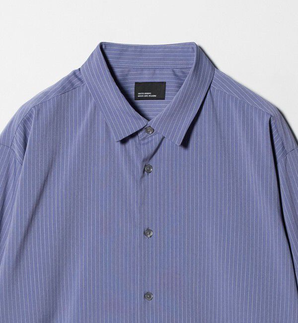UNITED ARROWS green label relaxing「【WEB限定】JUST fit エアリー ストライプ シャツ」|シャツ・ブラウス|