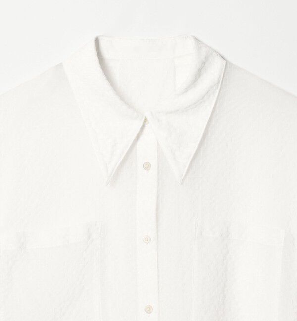 EMMEL REFINES「＜EMMEL REFINES＞EM シアー ポコ シャツ」|シャツ・ブラウス|