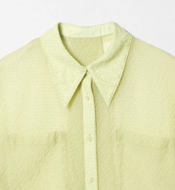 EMMEL REFINES「＜EMMEL REFINES＞EM シアー ポコ シャツ」|シャツ・ブラウス|