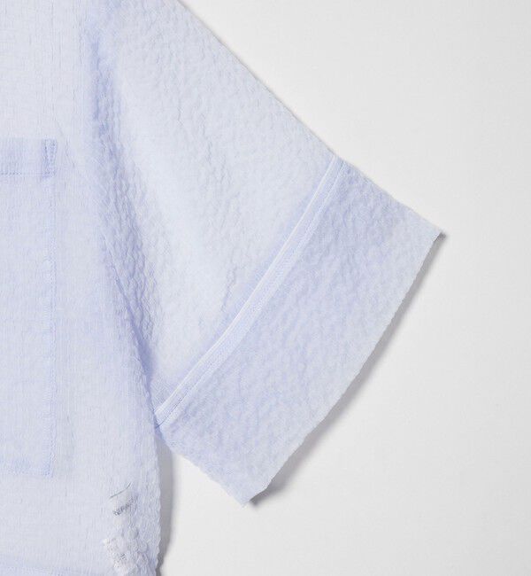 EMMEL REFINES「＜EMMEL REFINES＞EM シアー ポコ シャツ」|シャツ・ブラウス|