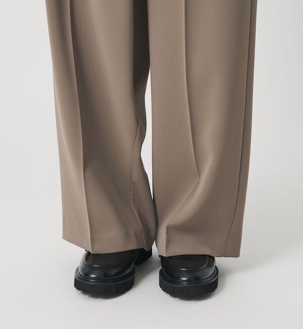 BEAUTY&YOUTH UNITED ARROWS「【WEB限定 Wardrobe DAILY MINIMAL】ダブルクロス ラップパンツ ウォッシャブル」|スラックス|