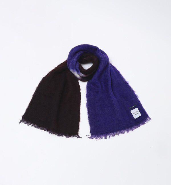 SHIPS「【SHIPS別注】SUBLIME: 2トーン ドロップダイ ストール」|ストール|