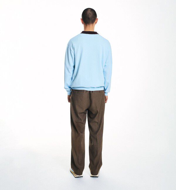 SHIPS「City Ambient Products:〈手洗い可能〉14ゲージ レーヨン ナイロン ワンポイント ニットポロ」|ニット・セーター|