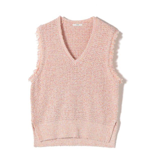 SHIPS for women「〈手洗い可能〉ミックスカラー Vネック プルオーバー」|ベスト・ジレ|