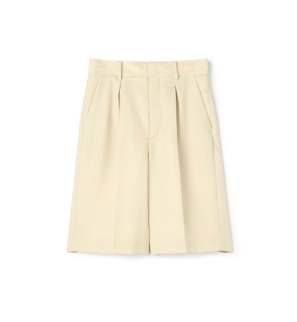 MACPHEE「ウールギャバジン タックハーフパンツ」|その他|41 ライトベージュ